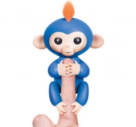 Fingerling Style Robotic Monkey Toy - Baby Finger Monkey Blue