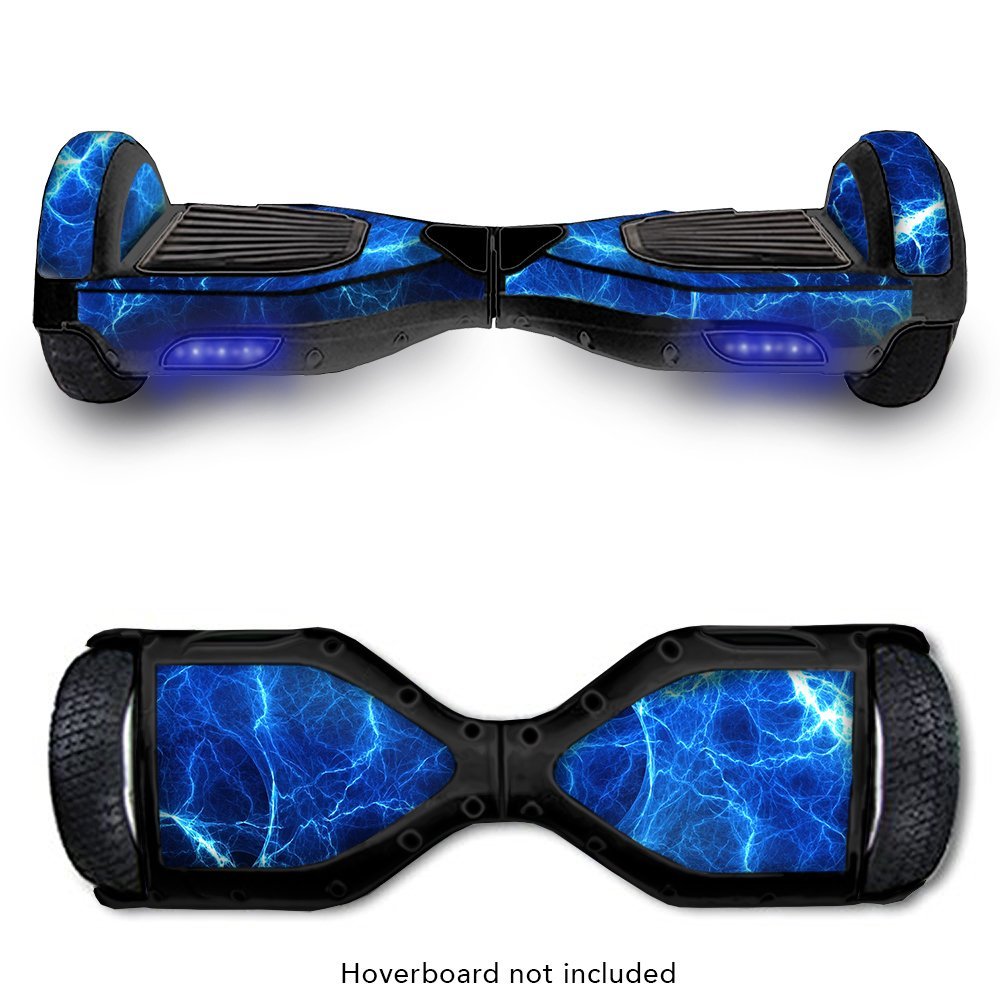 The Trendy Blue Sharp Chevron Pattern Full-Body Wrap Skin Kit for the iiRov HoverBoards and other Scooter HOVERBOARD NOT INCLUDED 
